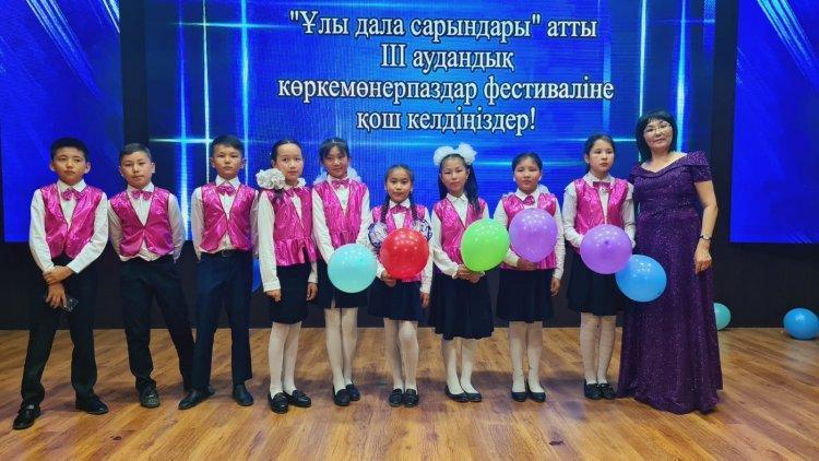 "Ұлы дала сарындары" атты ІІІ аудандық көркемөнерпаздар фестивалі